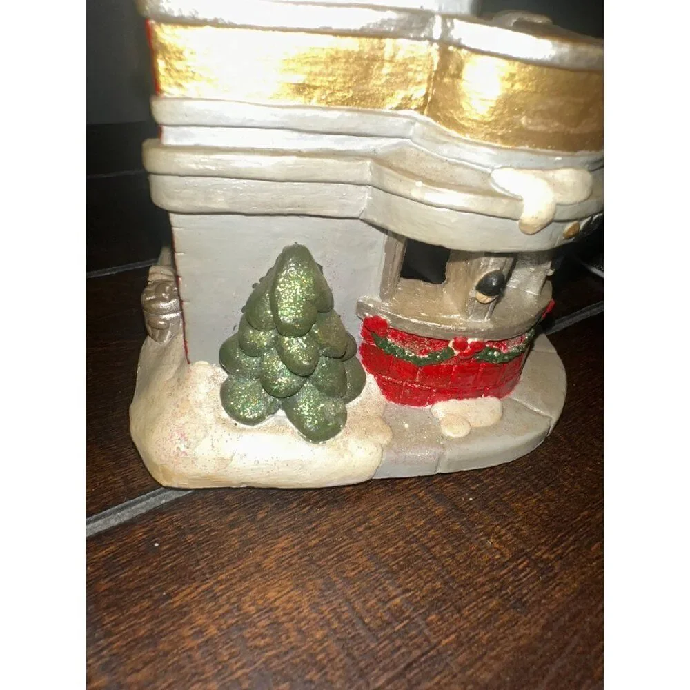 RARE California Creations Ceramic Christmas‎ Village “Flos Drive-In”